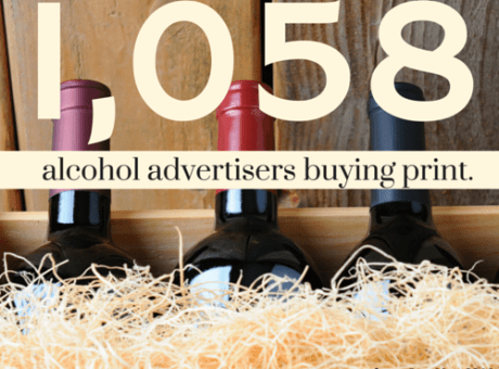 1058 alcohol advertisers buying print