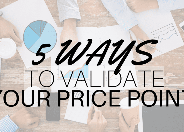 5 ways to validate your price point