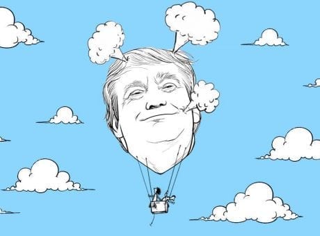 trump hot air balloon