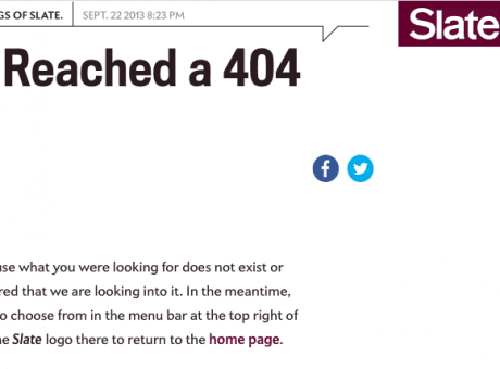 you have reached a 404 page