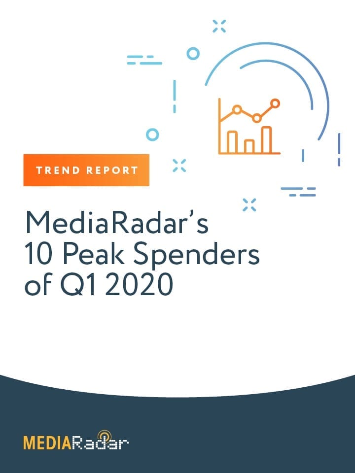 MediaRadar 10 Peak Spenders of Q1 2020