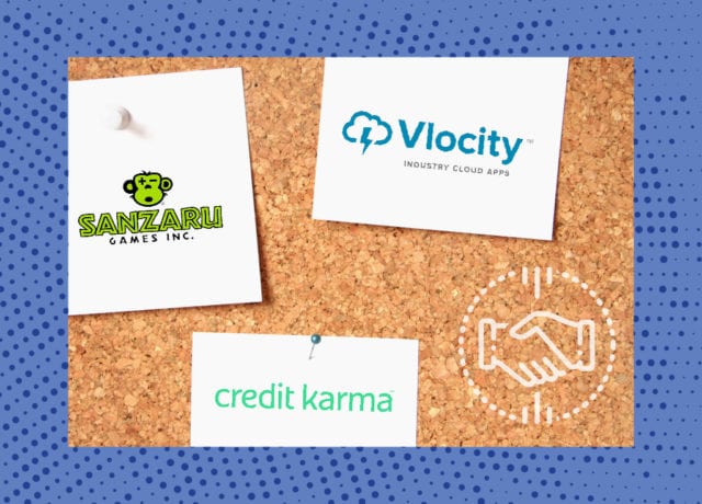 M&A Report: Sanzaru Games, Vlocity and Credit Karma In the News