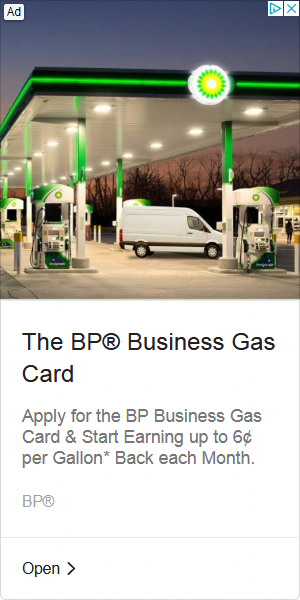 BP Business Gas Card Ad