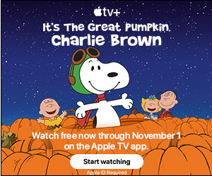 Apple TV Charlie Brown Ad
