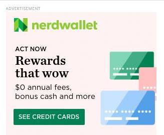 nerd wallet ad credit card stock images rewards that wow