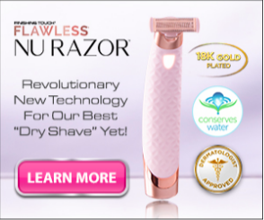 flawless nu razor ad dry shave